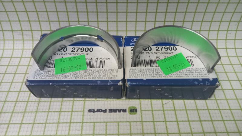 Вкладыши коренные 0.5 Kia Hyundai 2.0 2.2